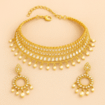 Gold-Plated Imitation Choker Set